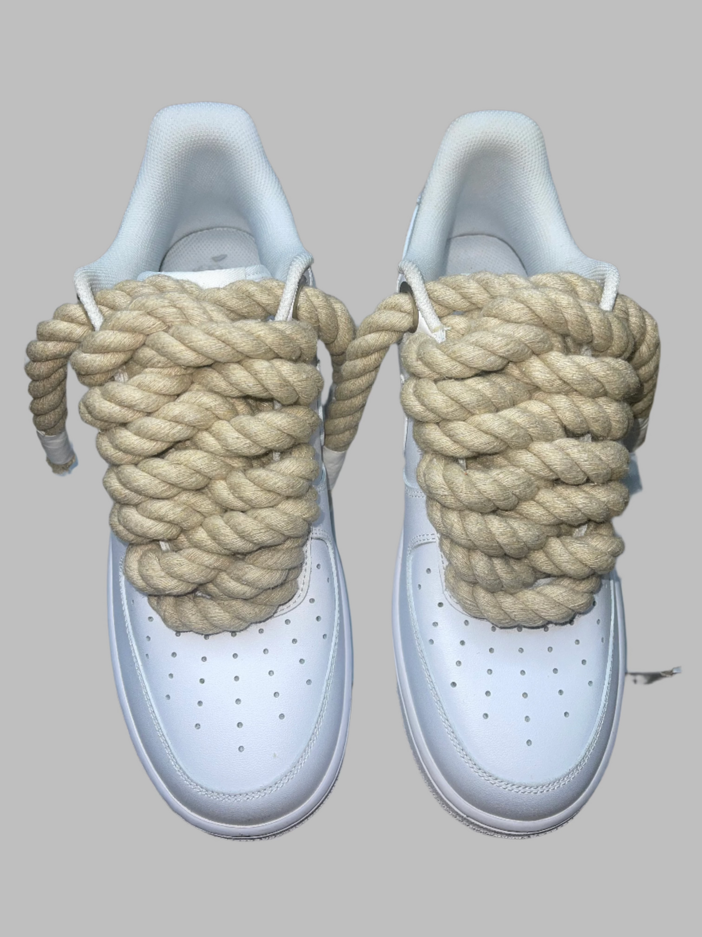 Tan rope lace AF1 - Ropekickz