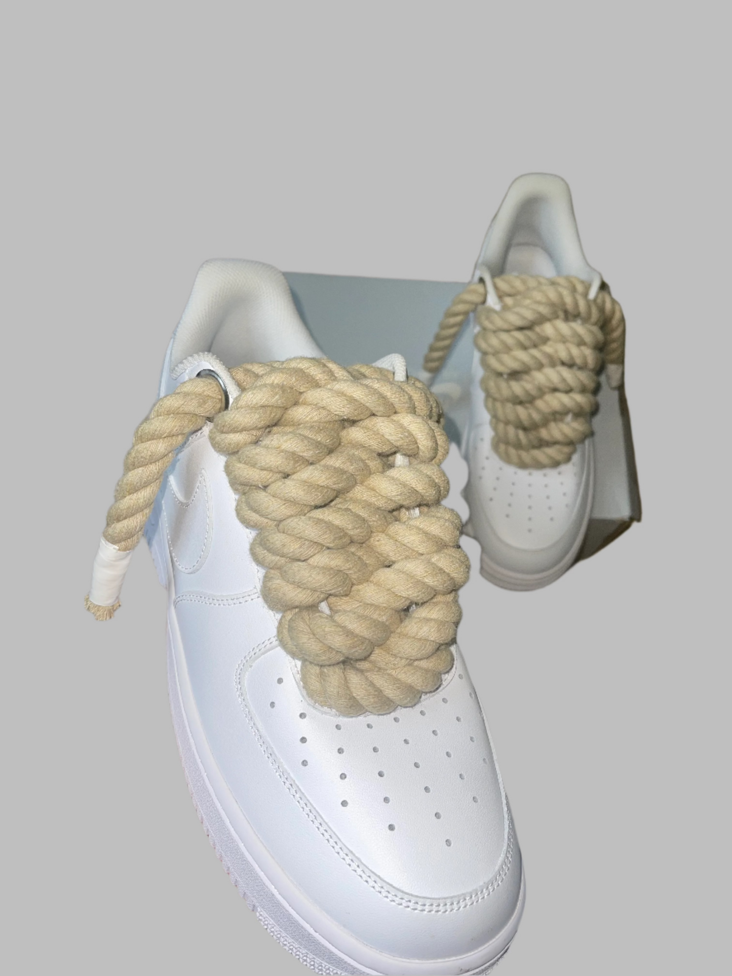 Chunky nike rope air force 1, front view