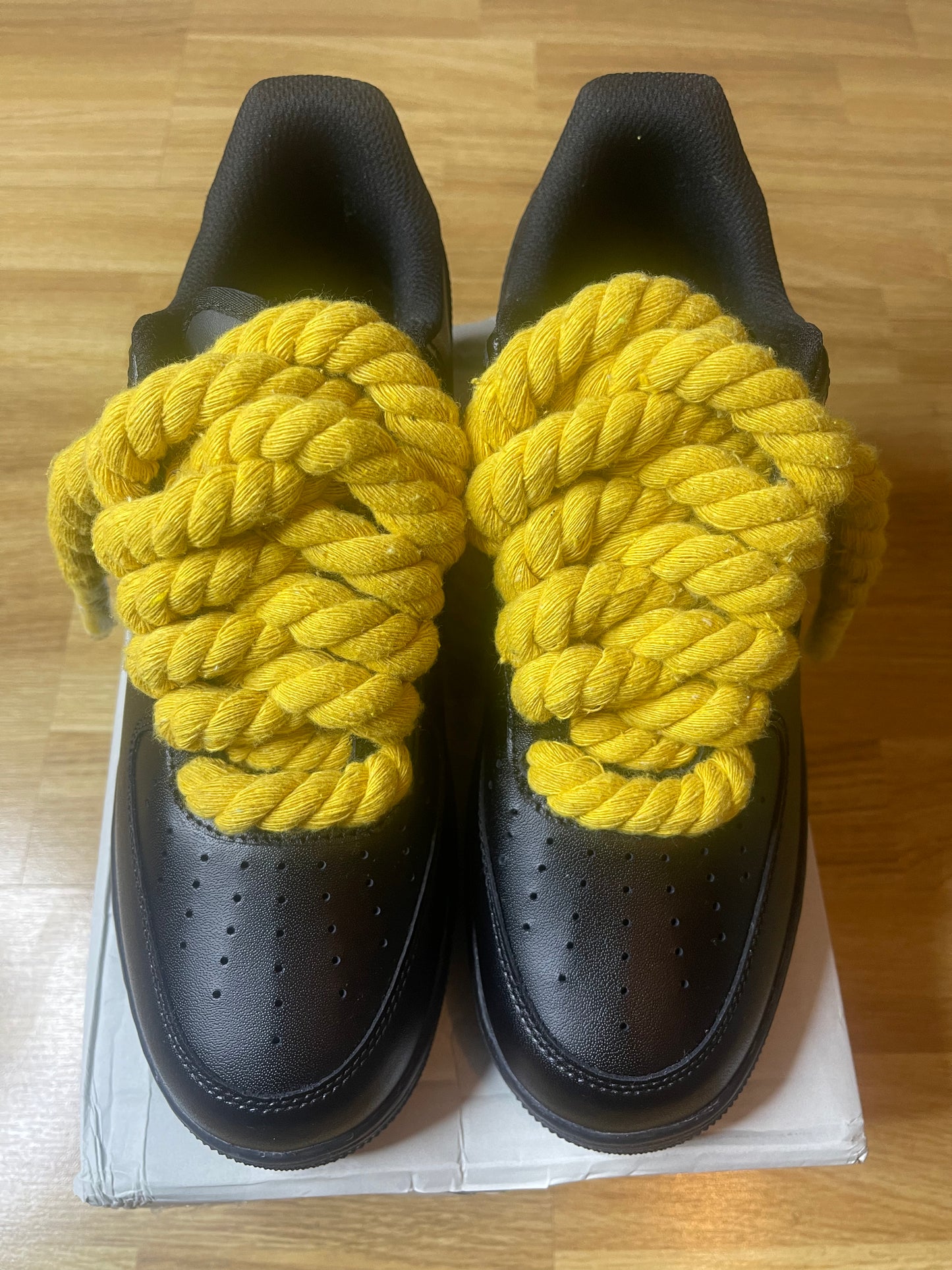 Yellow rope black AF1