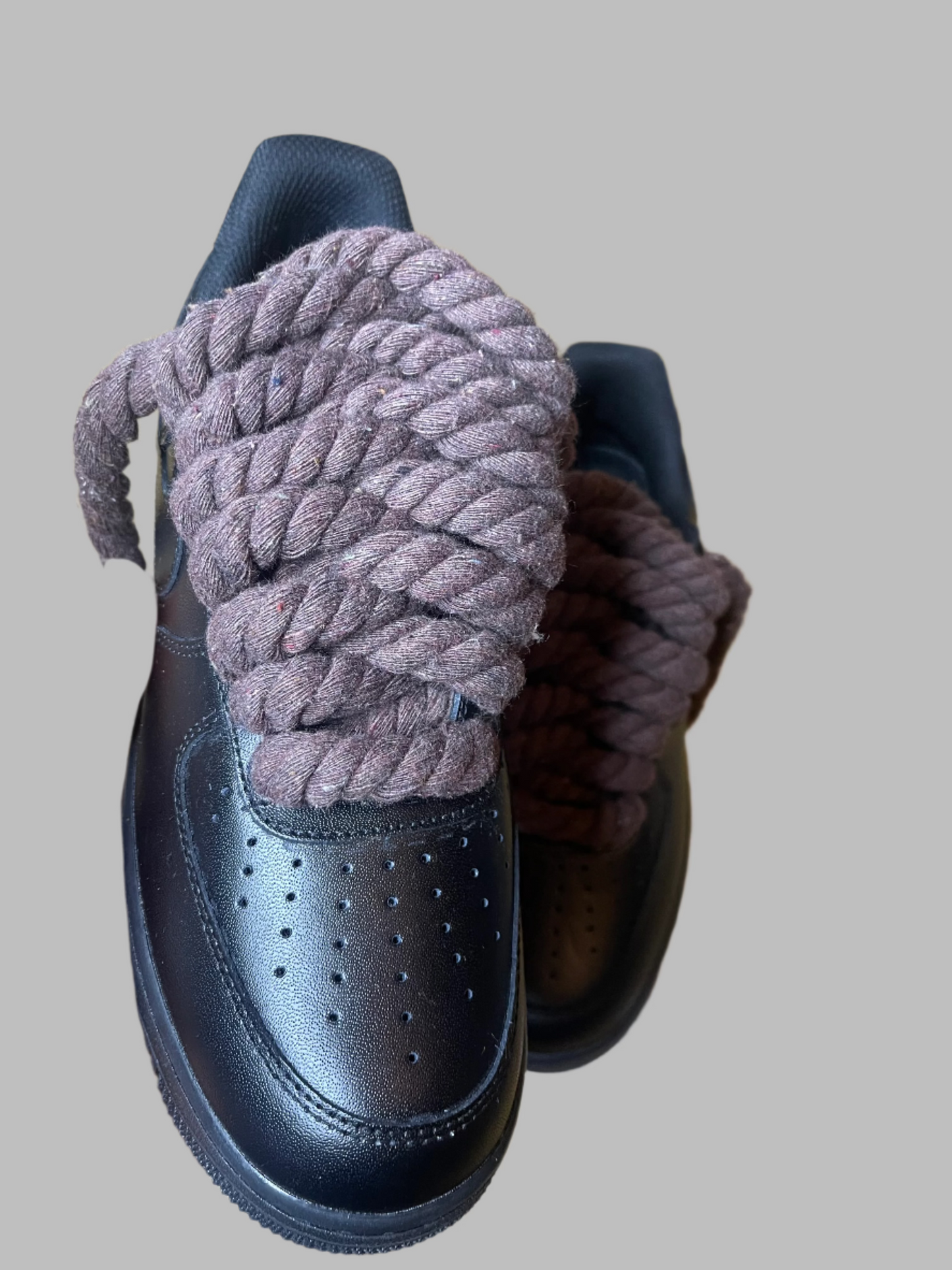 Dark brown rope black AF1