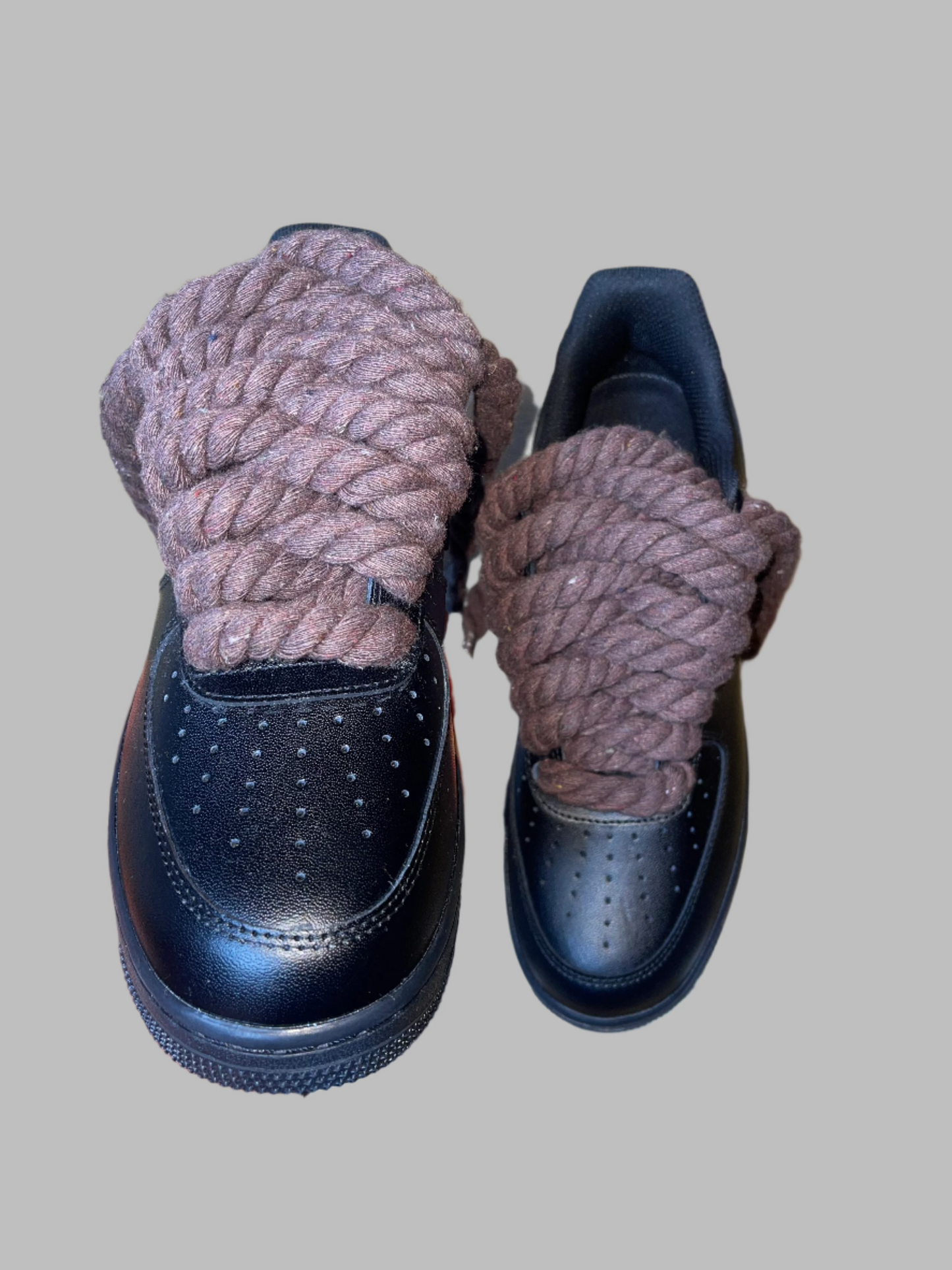 Dark brown rope black AF1