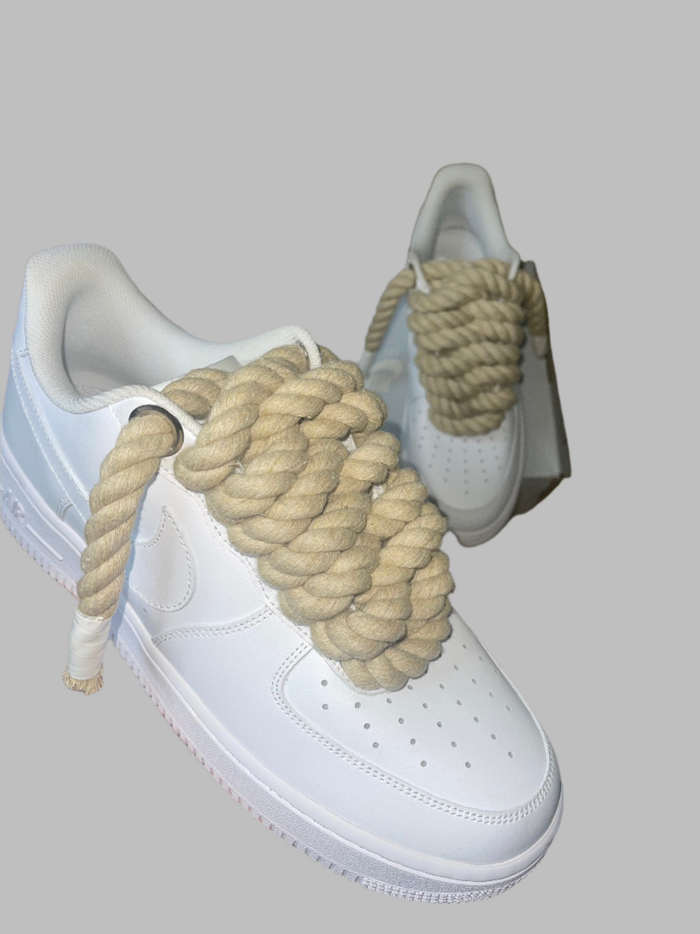 Chunky nike rope air force 1, front view