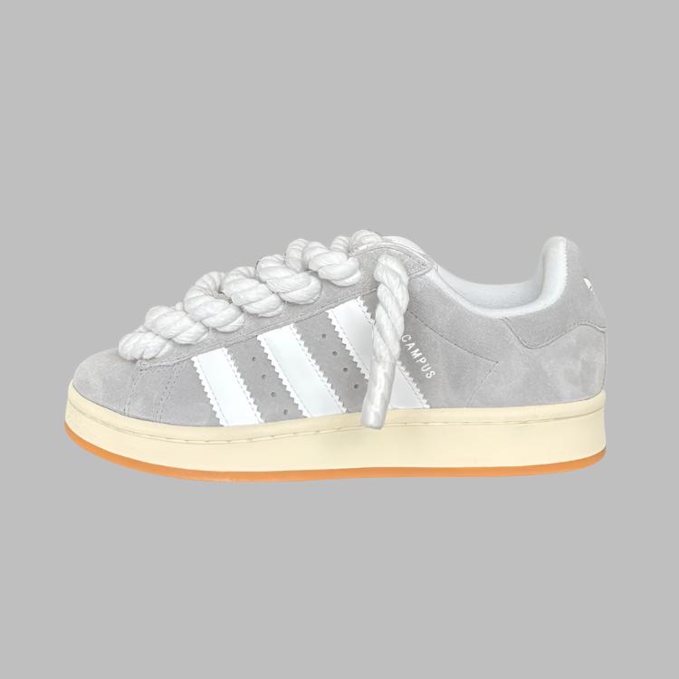 Adidas campus grey&white