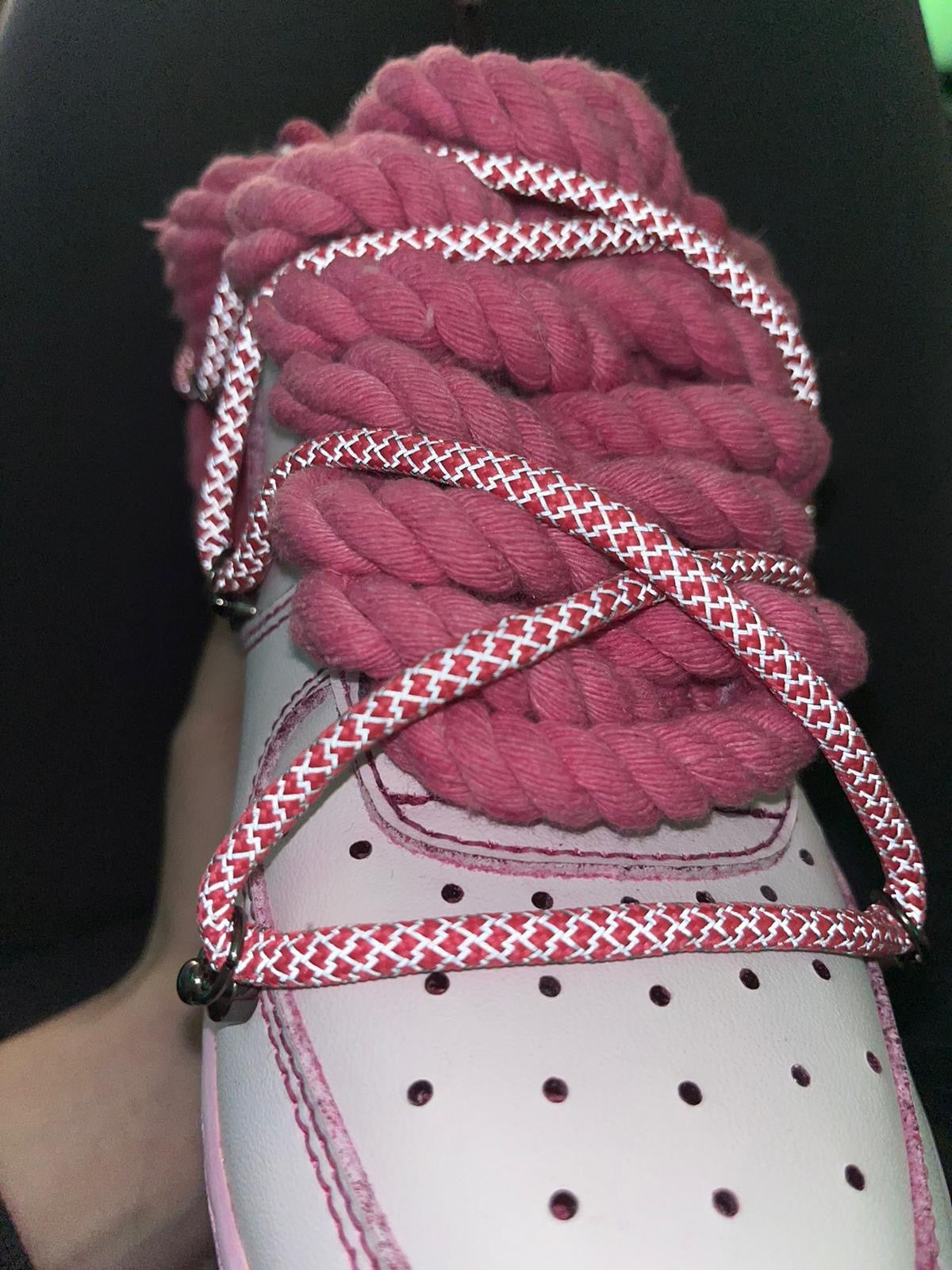 Pink rope double lace Queenforce 1 - Ropekickz