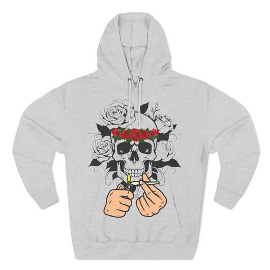 Three-Panel Fleece Hoodie