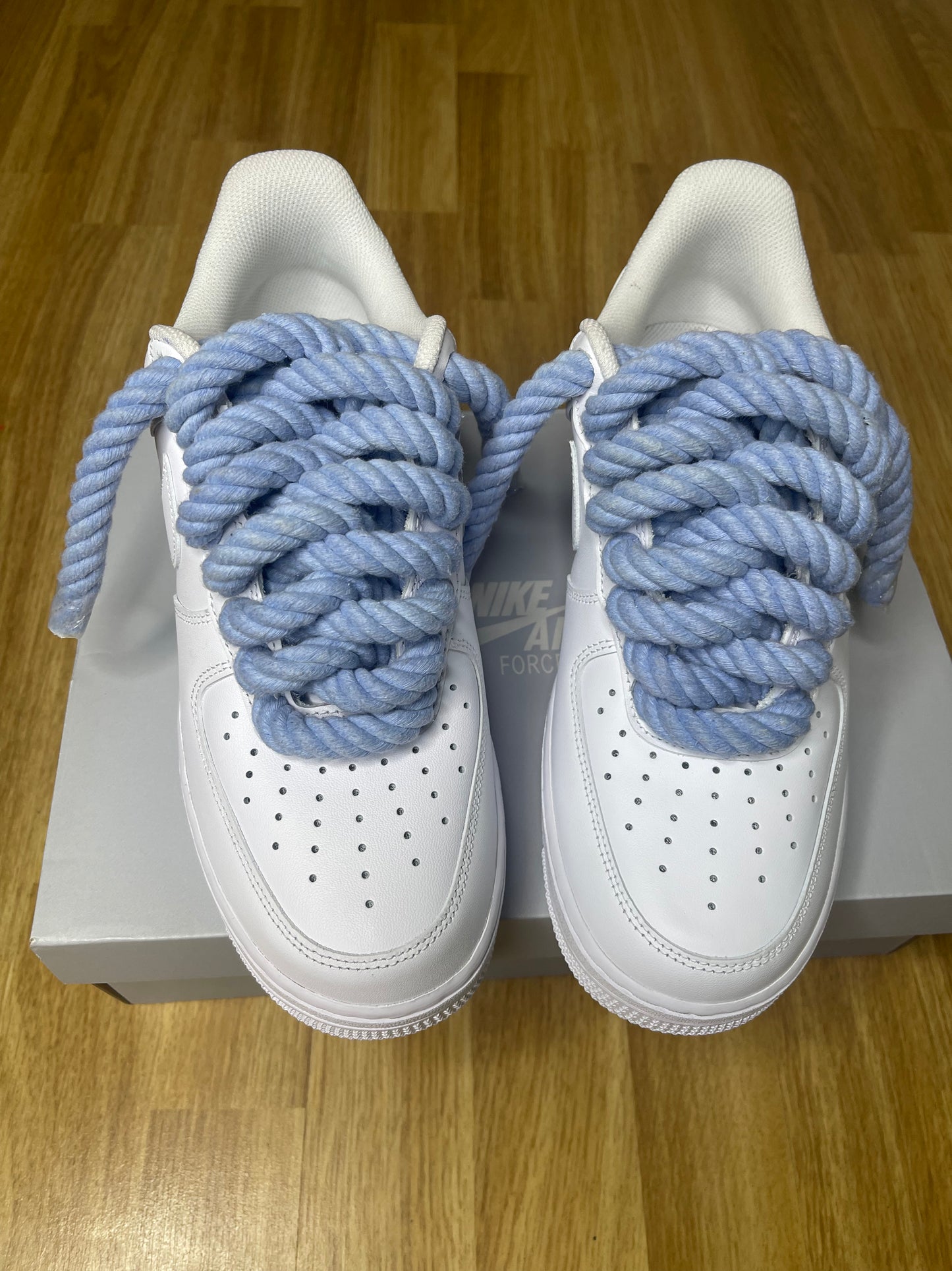 Chunky nike rope air force 1, front view