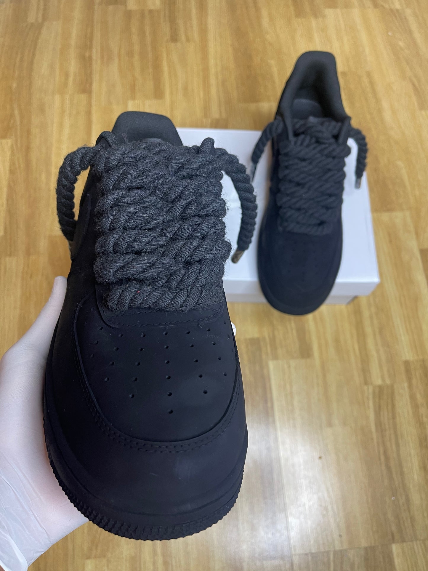 Vanta black rope AF1