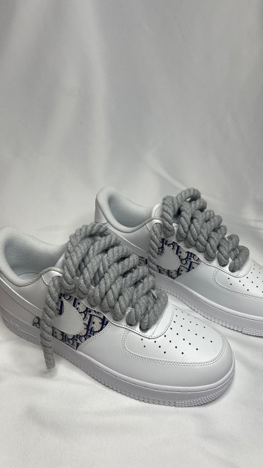 Dior X grey rope airforce 1