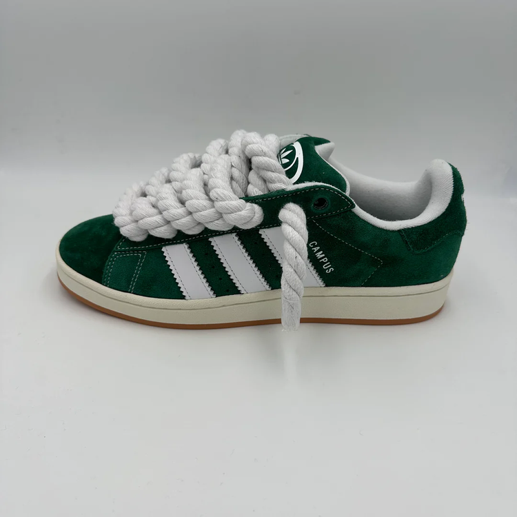 Adidas campus green&white